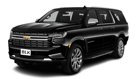 United Limo INC - Chevrolet Suburban in black, offering spacious and luxurious rides for groups or executive travel.