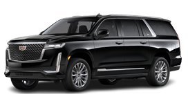 United Limo INC offers a luxurious black Cadillac Escalade for your travel needs, combining style and comfort.